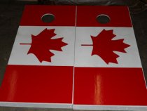 Canadian Flag Cornhole Set