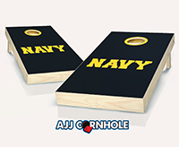 "US Navy Text" Cornhole Set