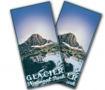 "Glacier National Park" Cornhole Wrap