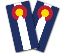 "Colorado Flag" Cornhole Wrap