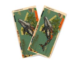 "Connecticut - State Mixed Media" Cornhole Wrap