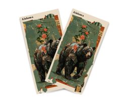 "Alabama - State Mixed Media" Cornhole Wrap