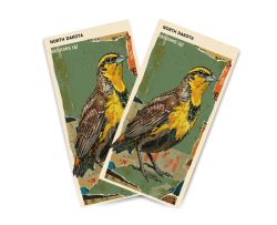 "North Dakota - State Mixed Media" Cornhole Wrap