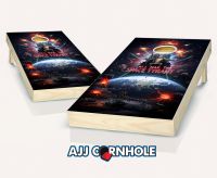 "All Hail the Space Tyrant" Cornhole Set