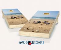 "Flip Flops Beach" Cornhole Set