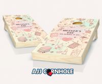 "Mother's Day You Deserve It All" Cornhole Set