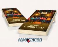 "National Cornhole Day" Cornhole Set