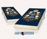 "Oktoberfest To Good Times & Great Company" Cornhole Set