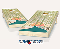 "Park Stroll" Cornhole Set