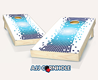 "Pixel Warp" Cornhole Set