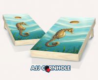 "Seahorse" Cornhole Set