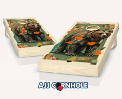 "California - State Mixed Media" Cornhole Set