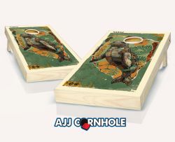 "Hawaii - State Mixed Media" Cornhole Set