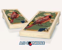 "Indiana - State Mixed Media" Cornhole Set