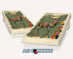 "Ohio - State Mixed Media" Cornhole Set