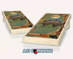 "Texas - State Mixed Media" Cornhole Set