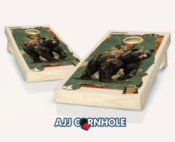 "Alabama - State Mixed Media" Cornhole Set