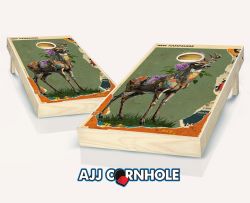 "New Hampshire - State Mixed Media" Cornhole Set