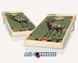 "Utah - State Mixed Media" Cornhole Set
