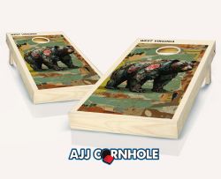 "West Virginia - State Mixed Media" Cornhole Set