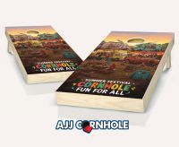 "Summer Festival Cornhole Fun for All" Cornhole Set