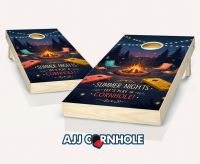 "Summer Nights - Let's Play Cornhole" Cornhole Set