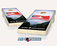 "Swiss American" Cornhole Set
