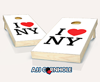 "I Heart NY" Cornhole Set