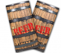 "Beer Barrel" Cornhole Wrap