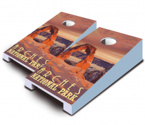 "Arches National Park" Tabletop Cornhole Set