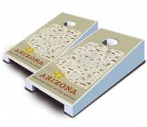 "Arizona Poster" Tabletop Cornhole Set