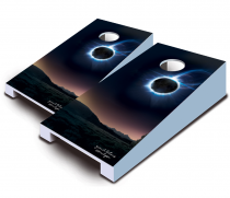 "Grand Teton Eclipse 2017" Tabletop Cornhole Set