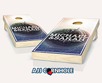 "You Are My World" Cornhole Set