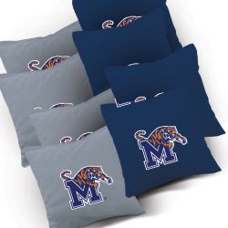 Memphis Tigers Cornhole Bags - Set of 8