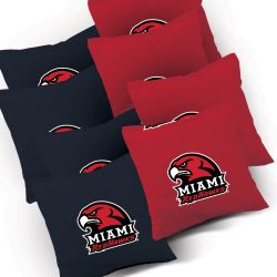 Miami Redhawks Cornhole Bags - Set of 8
