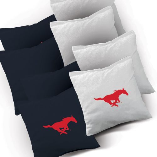 SMU Mustangs Cornhole Bags - Set of 8