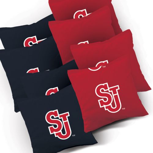St John's Red Storm Cornhole Bags - Set of 8