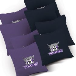 Weber State Wildcats Cornhole Bags - Set of 8