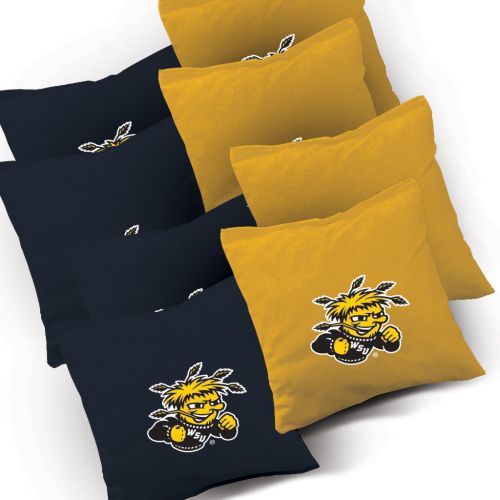Wichita State WuShock Cornhole Bags - Set of 8