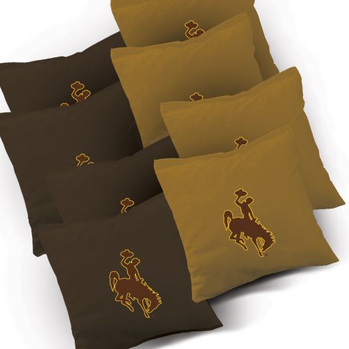 Wyoming Cowboys Cornhole Bags - Set of 8
