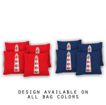 "Lighthouse" Cornhole Bags - Set of 8