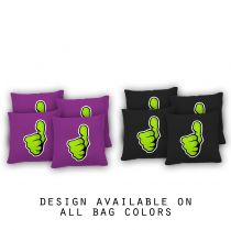 "Thumbs Up" Cornhole Bags - Set of 8