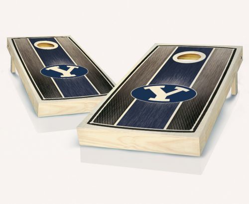 BYU Cougars Stained Stripe Cornhole Set