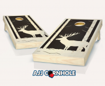 "Buck Woods" Stained Cornhole Set