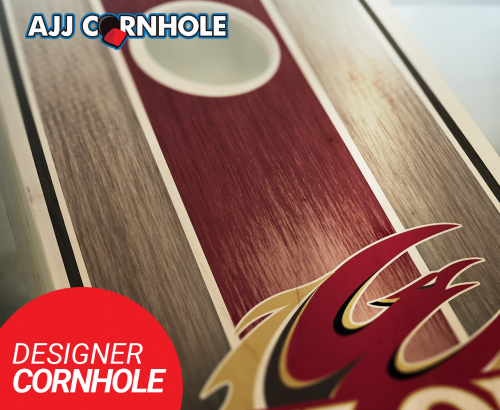 Elon Stained Stripe Cornhole Set #2