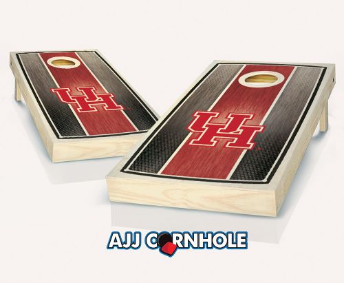 Houston Stained Stripe Cornhole Set