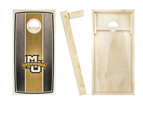 Marquette Stained Stripe Cornhole Set #2