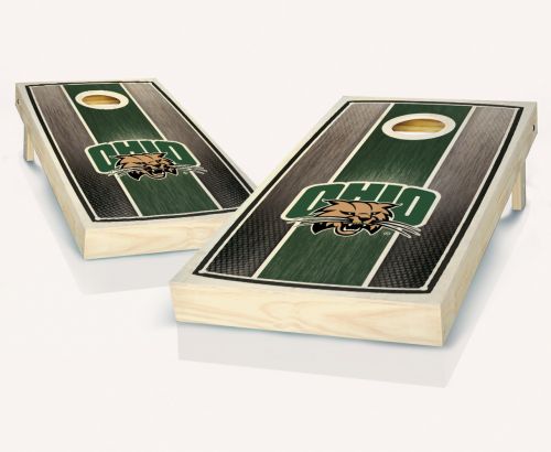 Ohio Stained Stripe Cornhole Set
