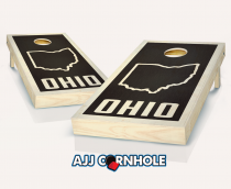 "Ohio State" Stained Cornhole Set