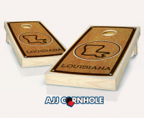 "Louisiana" State Stained Cornhole Set
